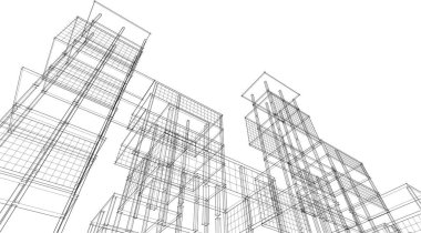 soyut mimari duvar kağıdı, dijital arkaplan