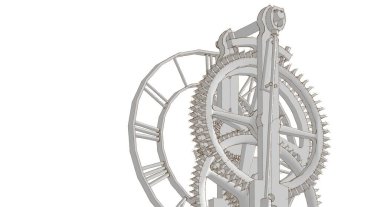 Metal vitesli soyut bir arka plan. 3d illüstrasyon