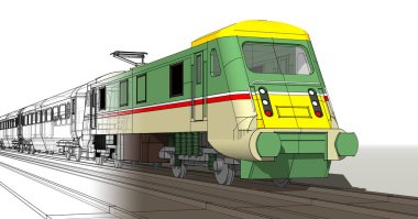 Trenin görüntüsü.