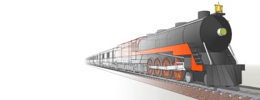 Demiryolunun 3 boyutlu tasarımı.