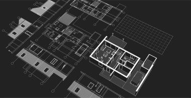ev planı 3 boyutlu.