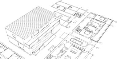 çizgili mimari duvar kağıdı, modern arkaplan