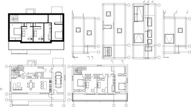 ev planı mimari çizimi