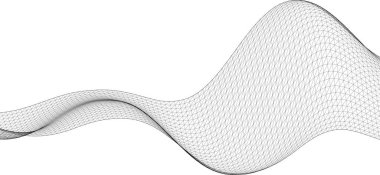 Soyut dalga geçmiş. Vektör tasarımı