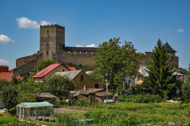 Tepedeki eski şato.