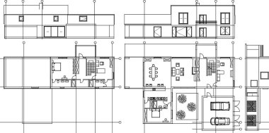 ev içi taslak, vektör