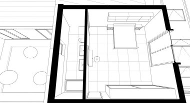 iç tasarım, vektör illüstrasyonuName