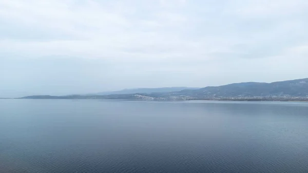 Lake Sapanca Sakarya Turkey Lake Water Level Decreased Due Drought — Stockfoto
