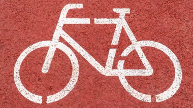 Bisiklet yolu. Bisiklet yolu. Bisiklet yolu. Bisiklet yolu. Sıfır karbon şehir konsepti. Sıfır emisyon ulaşımı
