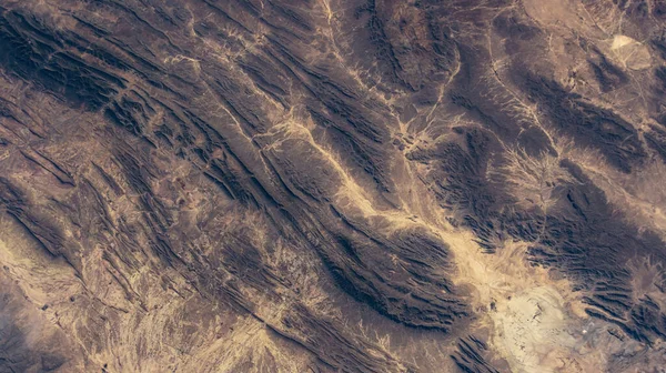 Chihuahua Desert in the Mexican state of Coahuila. Aerial view. Selective focus included. Elements of this image furnished by NASA.