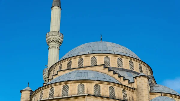 Meczet Niebo Ramadan Pojęcie Islamskie Tło Historyczny Meczet Turcji Uwzględniono — Zdjęcie stockowe