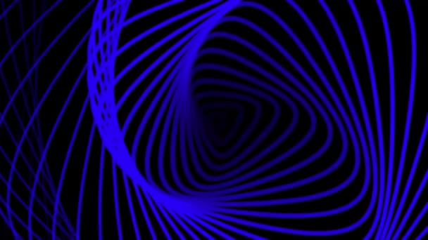 Psychedelische Achtergrond Trippy Kunst Trance Animatieloop Kleurrijk Lichteffect — Stockvideo