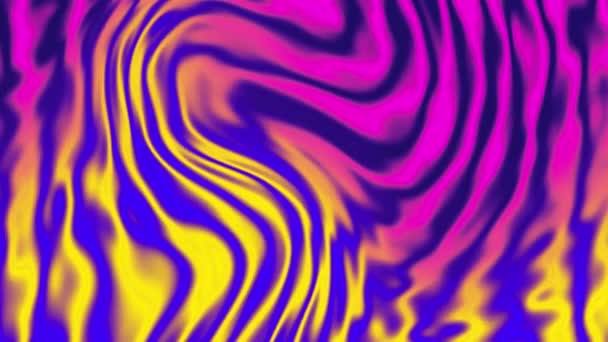 Psychedelische Achtergrond Trippy Kunst Trance Animatieloop Kleurrijk Lichteffect — Stockvideo