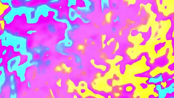 Contexte Créatif Abstrait Animation Liquide Abstraite Aux Couleurs Vibrantes Couleurs — Video