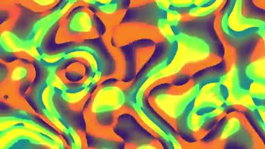 Soyut yaratıcı arka plan. Canlı renklerle soyut sıvı animasyonu. Karışık renk gradyan ağ arkaplanı