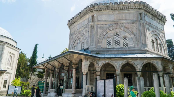 Мавзолей Султана Сулеймана Великолепного Стамбуле Турция Отель Kanuni Sultan Suleyman — стоковое фото
