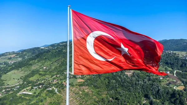 Turkish flag. Turkish national holiday. 15 Temmuz demokrasi ve milli birlik gunu. The Democracy and National Unity Day of Turkiye