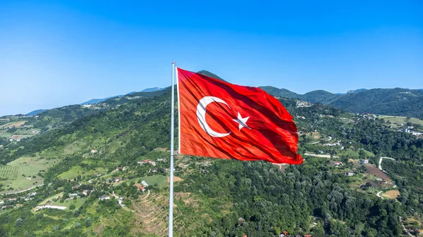 Stock image Turkish flag. Turkish national holiday. 15 Temmuz demokrasi ve milli birlik gunu. The Democracy and National Unity Day of Turkiye