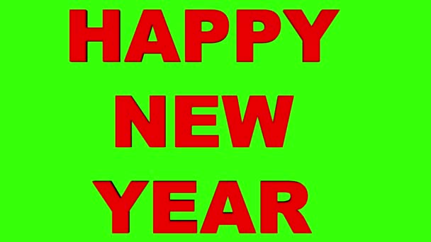 2024 Šťastný Nový Rok Animace Textu2023 Až2024 2024 Nový Rok — Stock video