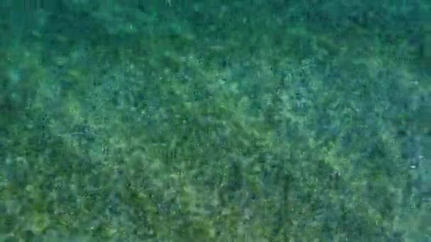 Morze Powietrzne Tropikalny Widok Morze Koncepcja Wakacje Turkusowe Morze Plaża — Wideo stockowe