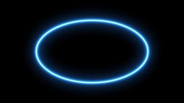Alfa kanallı neon ışığı. Ürün gösterimi için neon ışık arkaplanı. HUD.