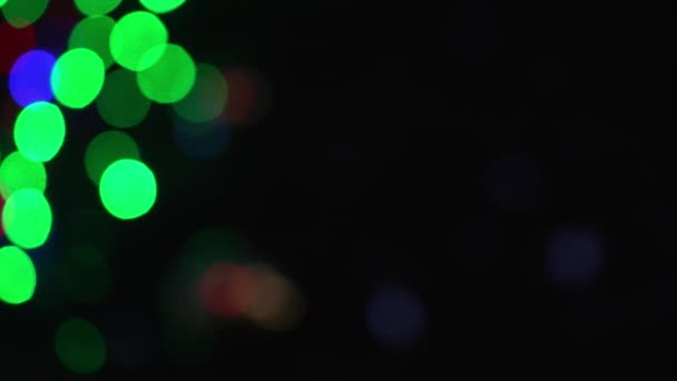 Night Road Lights Blurred Bokeh Cars Traffic Road Night Abstract — Vídeos de Stock