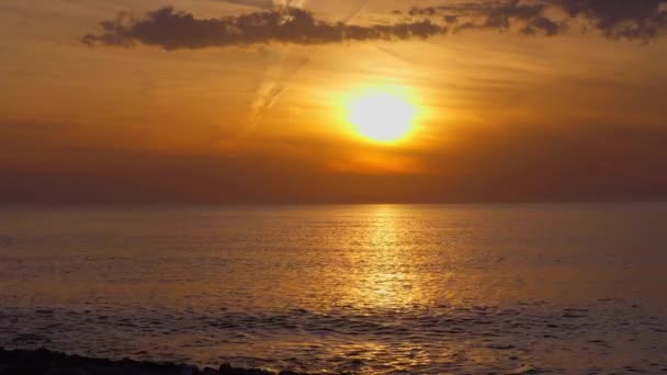Romance Mystery Sunset Bring Magic Evening Landscape Radiance Grandeur Nature — Stock Video