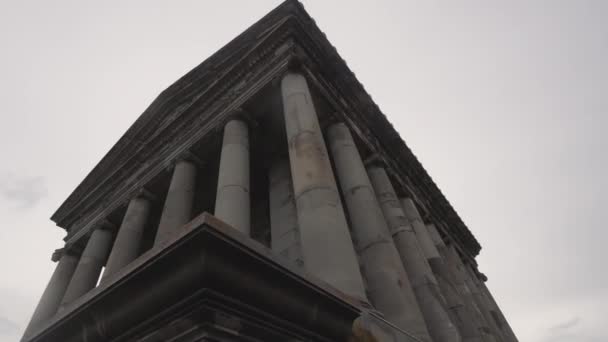 Tempel Van Garni Gebouwd Grieks Romeinse Stijl Ionische Volgorde Het — Stockvideo