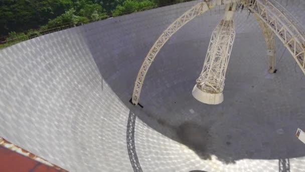 Rot Radiooptický Teleskop Paris Heruni Radiooptický Dalekohled Obří Radioastronomický Dalekohled — Stock video