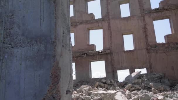 Город Гюмри Самый Разрушенный Район Армении 1988 Году Произошло Сильное — стоковое видео