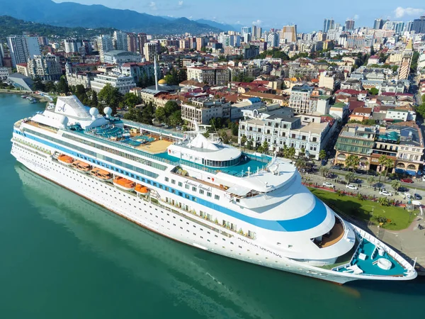 Batumi Georgia July 2023 Sea Cruise Ship Astoria Grande Port — Stock Photo, Image