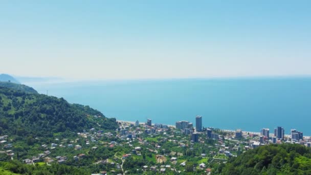 Vista Desde Trono Costa Del Mar Negro Gonio Georgia Cerca — Vídeo de stock