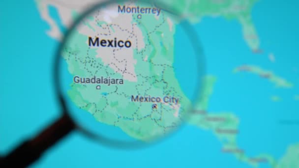 Μπατουμη Γεωργια Ιανουαριου 2024 Μεξικό Πόλη Του Μεξικού Μέσω Μεγεθυντικού — Αρχείο Βίντεο