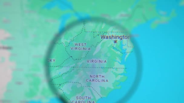 Batumi Georgie Janvier 2024 États Unis Amérique Washington Virginie Grâce — Video