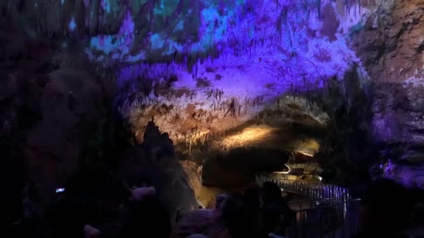 Grotta Prometeo Kumistavi Vicino Tskaltubo Kutaisi Regione Imereti Monumento Naturale — Video Stock