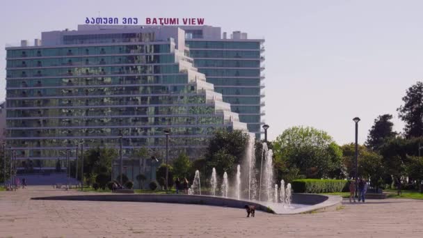 Batumi Georgia May 2024 Lekha Maria Kaczynski Park Resort Town — Stok Video