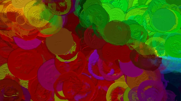 Digital Illustration Soft Vibrant Abstract Background — Stock Photo, Image