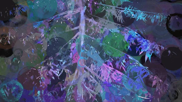 Abstract Trees Branches Spooky Background Ψηφιακή Απεικόνιση — Φωτογραφία Αρχείου