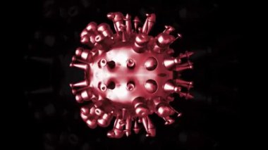 3D Hazırlama Corona Virüsü Covid-19 Salgını