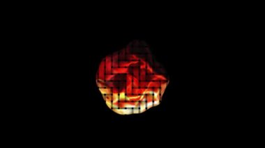 Soyut Ateş Arkaplanı Dijital Hazırlama