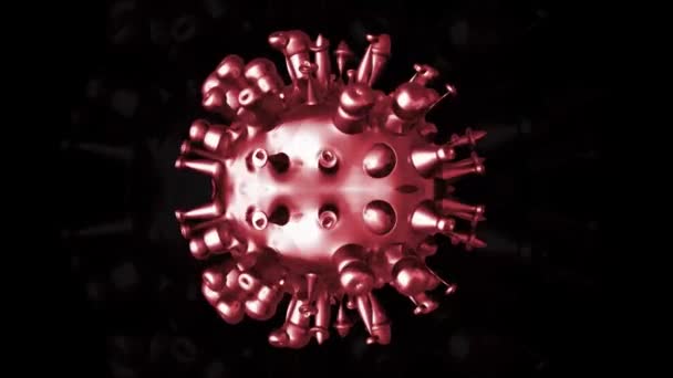 Vykreslování Viru Corona Covid Pandemic — Stock video