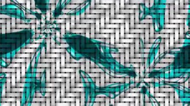 Canlı Geometrik Izgara Tasarımı Dijital Hazırlama