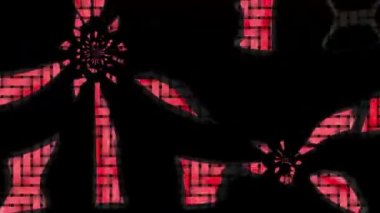 Canlı Geometrik Izgara Tasarımı Dijital Hazırlama