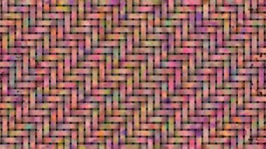 Canlı Geometrik Izgara Tasarımı Dijital Hazırlama