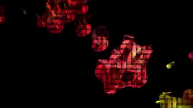 Canlı Geometrik Izgara Tasarımı Dijital Hazırlama