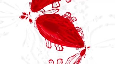 Feminine Abstract Background Digital Rendering