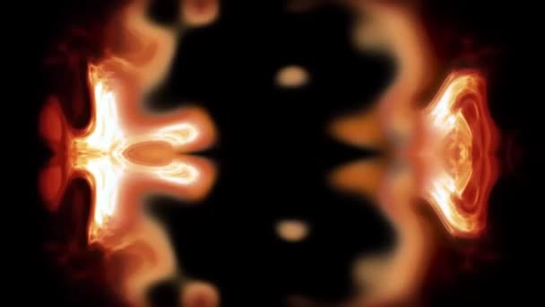 背景数码渲染的火效应 — 图库视频影像