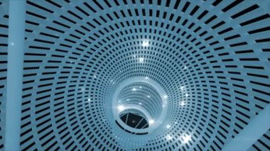 Soyut Tünel Çizgileri 3B Hazırlama