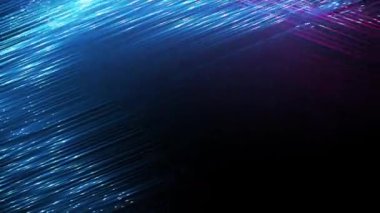 Neon Parlayan Çizgiler Dijital Hazırlama