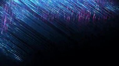 Neon Parlayan Çizgiler Dijital Hazırlama